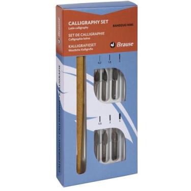 Imagem de Conjunto Para Caligrafia Brause 6 Penas Bandzug e 1 Cabo