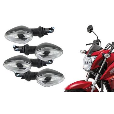 Imagem de 4 Piscas Cristal Cg Titan Fan Cargo 125 150 160 2014 A 2021 - Plasticy