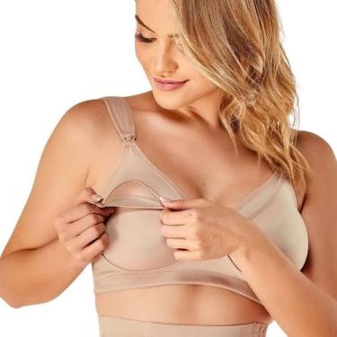 Imagem de Sutiã Amamentação Cetinete 311602 Anatômico - Vi Lingerie, 48, Chocola