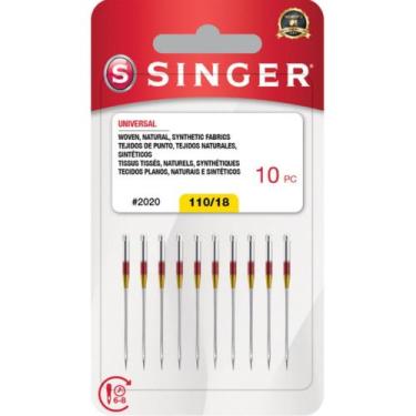 Imagem de Agulha Singer 2020 Nº 110/18 Para Costurar Jeans Na Máquina Singer Fac