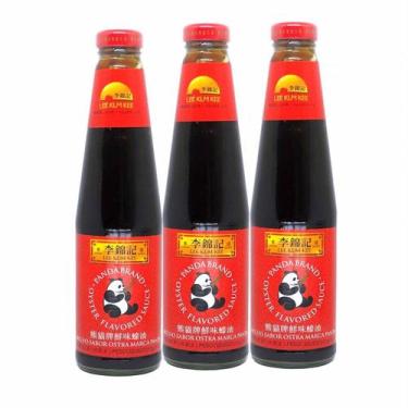 Imagem de Molho De Ostra Panda Lee Kun Kee 510g - Kit com 3un - Lee Kum Kee