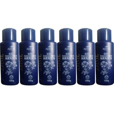 Imagem de Revenda Atacado 6 Gel Massageador Arnica 190g Apinil
