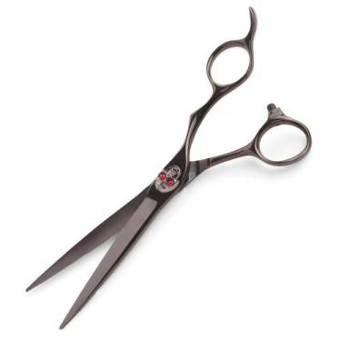 Imagem de Tesoura Anatomic Art Caveira Black 6.5 Marco Boni
