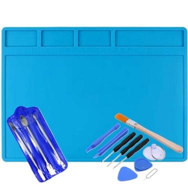 Imagem de Kit Manutenção Smartphone Tapete Silicone + 3 espátulas + Acessórios