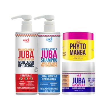 Imagem de Kit Máscara Juba, Phyto Manga, Higienizando E Encaracolando - Widi Car