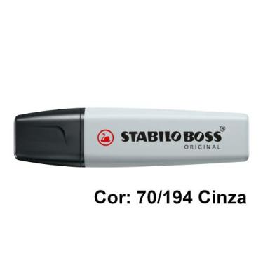 Imagem de Marca Texto Original Stabilo Boss Neon e Pastel Escolha Cor,  Cinza Pa
