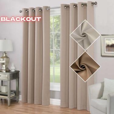 Imagem de Cortina Blackout blecoute corta luz 2,00x1,30 quarto e sala - STILTEX 
