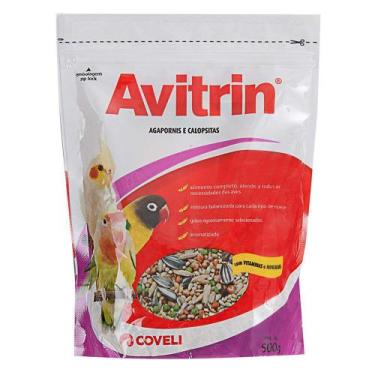Imagem de Alimento Avitrim Coveli para Agapornis e Calopsitas - 500g - 1 unidade