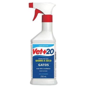 Imagem de Banho a Seco Vet +20 Para Gatos - 250ml
