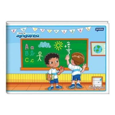 Imagem de Caderno Brochura 1/4 Capa Dura Caligrafia 40 Folhas Jandaia