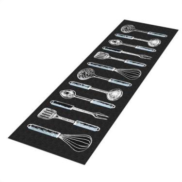 Imagem de Passadeira Cozinha Boss Acessories Pt 120x40 Antiderrapante - Style Br