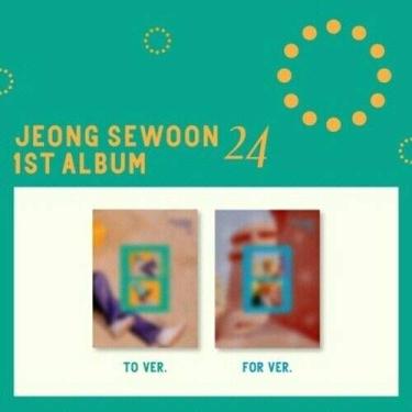 Imagem de Jeong Sewoon '24' 1º álbum Part.1 versão aleatória CD + 128p livreto + 1p foto de filme + 1p photocard + conjunto de cartões fotográficos de mensagem + rastreamento Kpop selado