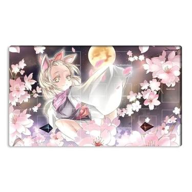 Imagem de New Mlikemat Playmat Ash Blossom & Joyous Spring TCG CCG OCG Trading Card Game Mat with Zones + Free Bag (ZD039-007-A)