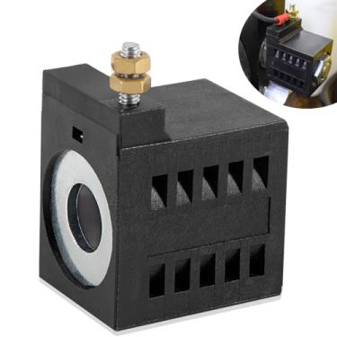 Imagem de Bobina solenoide EF-1082 12V DC 16W 8-32 pino macho com porcas de latão para unidade de energia hidráulica substituição de despejo para 10196-61, 10154-07