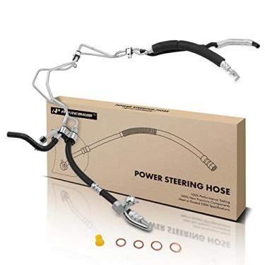 Imagem de A-Premium Conjunto de mangueira de retorno e pressão de direção hidráulica compatível com Infiniti G35 2007-2008 G37 2009 3.5L 3.7L Replace# 49710JK61A