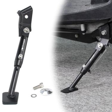 Imagem de Xitomer Suporte ajustável de motocicleta de 0 a 3,8 cm para Ruckus50 / Zoomer 50 2003-2024 Ruckus 50 Suporte lateral ajustável