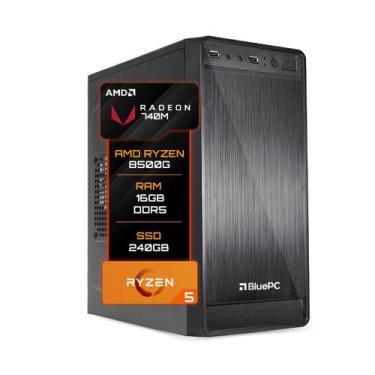 Imagem de Computador BluePC AMD RYZEN 5 8500G 16GB DDR5 SSD 240GB