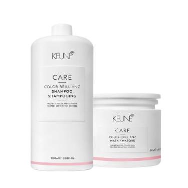 Imagem de Kit Keune Color Brillianz -  Shampoo Litro e Máscara (2 produtos)