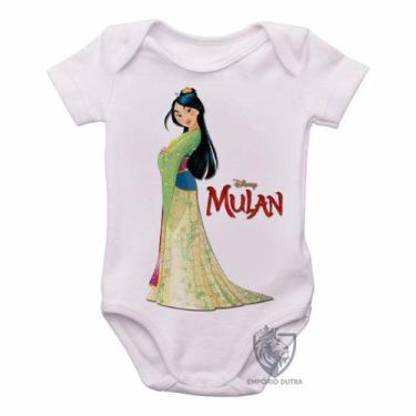 Imagem de body nenê criança roupa bebê Mulan vestido - Empório Dutra, G   ( 4-8 