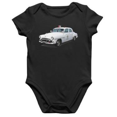 Imagem de Body Bebê Algodão Sheriff Car - Foca na Moda, Preto, M