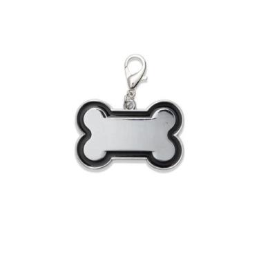 Imagem de Chaveiro de Identificação Pet Formato de Osso De Luxo - LUALKI STORE L