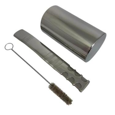 Imagem de Kit tereré cuia copo redondo liso 300ml + bomba tela super premium ext