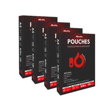 Imagem de Plastico Plastificação 400 Grafity 4 Centos A5 (154x216mm) 0,05mm 125 