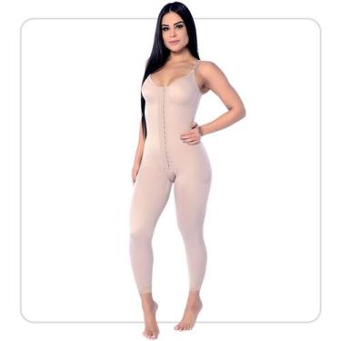 Imagem de Cinta Modeladora Pós Cirúrgica Longa Modelo Com Alça Fina - Model Form