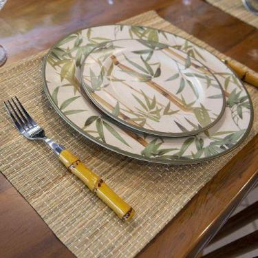 Imagem de Sousplat Jogo Americano 4 Lugares Em Junco 30cmx40cm - Decore Fácil Sh