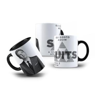Imagem de Caneca de Porcelana SUITS Harvey Specter A Vida é Assim ADVG - VilelaG
