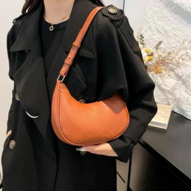 Imagem de Bolsa De Ombro Feminina Baguete Sofisticada Casual 2025 Lind - Alwy, L