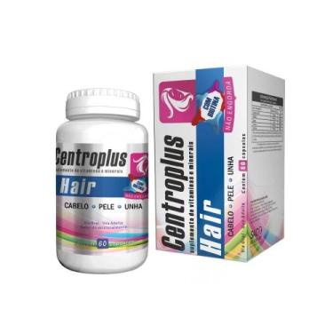 Imagem de Hair Centroplus Cabelos Pele e Unha Com Biotina Não Engorda - Forhealt