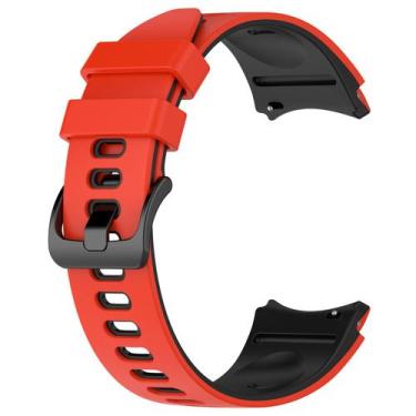 Imagem de Pulseira Silicone para Galaxy Watch 4 Watch 5 Watch 6 - Poolsy, Vermel