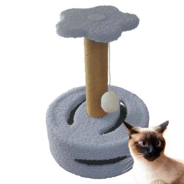 Imagem de Arranhador para Gatos Bola Brincadeira Arranhar Brincar Pet Shop Sisal