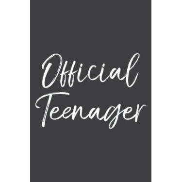 Imagem de Official Quotenager Nice 13Th Birthday Giffunny 13-Year-Old: DOG JOURNAL - 6" x 9", 100 Pages: Wide Ruled Paper Notebook Journal | Pretty Wide Blank ... for Home School College for Writing Notes.