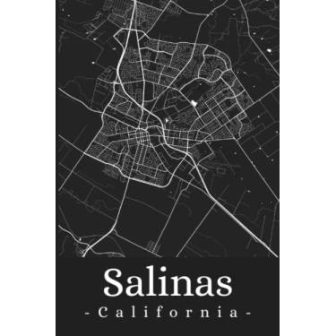 Imagem de Salinas California: Your city, your region, your home! | Composition Notebook 6x9 plaid 120 pages
