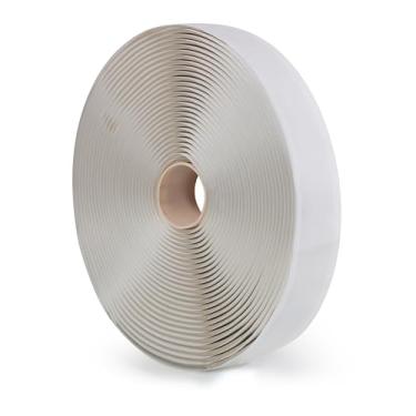 Imagem de LLPT Fita de Massa de Vedação Butil Branca, 0,3 cm de Espessura x 0,9 cm de Largura x 9,5 m de Espessura Extra Grossa para Reparo de Vazamento RV Janela de Vidro Barco Vedação de Telhado (WST343)