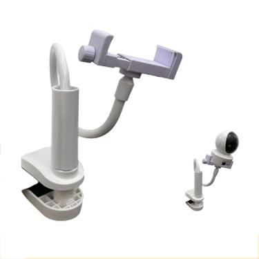 Imagem de NVRTTRR Suporte para monitor de bebê, braço flexível de 110,5 cm de comprimento com braçadeira forte para berço, móveis (50 cm)