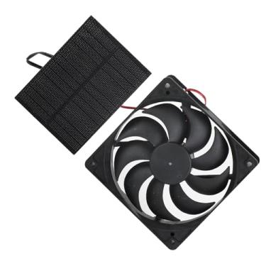 Imagem de Ventilador Solar, Kit de Ventilador de Painel Solar de 3W Kit de Ventilador de Exaustão de Painel Solar Ventilador Solar de Sótão Ventilador Solar de Exaustão Com Malha Protetora