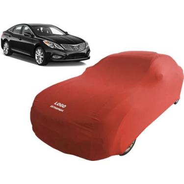 Imagem de Capa Para Cobrir Carro Hyundai Azera Tecido Helanca - Mz, Vermelha