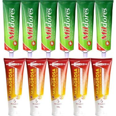 Imagem de Kit 6 Creme Para Massagem Mil Dores 100G 5 Pomada Milagrosa - Bio Inst