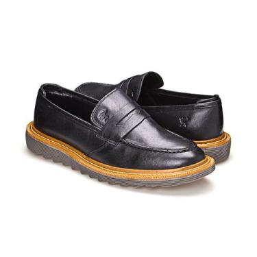 Imagem de Sapato Social Mocassim Masculino Tratorado Loafer Couro - Vancouver Ou