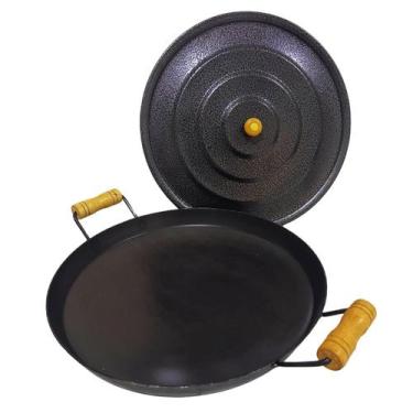 Imagem de Disco/Chapa Laminada de Aço Carbono Borda Alta (40 Cm) -Com Tampa  - A