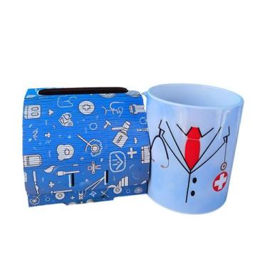 Imagem de Kit Presente Especial Lembrança Dia do Médico  - Pediatra - Reidopendr