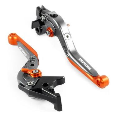 Imagem de Manete Articulado E Extensível  Bros 125 150 160 A  Laser - Stark Race