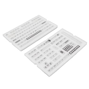 Imagem de Cabeças -chave Transparentes, 145 Chaves Robustas para Teclado Mecânico Puxando Cabeças Profissionais Transparentes