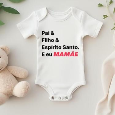 Imagem de Body Personalizado Bebê Pai, Filho, Espírito Santo e eu Mamãe - ds, P 