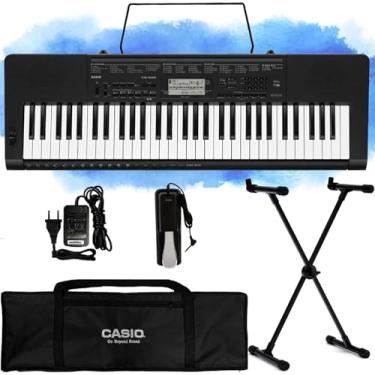 Imagem de Kit Teclado Casio CTK-3500 5/8 61 Teclas Sensíveis Completo
