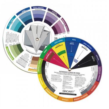 Imagem de Círculo Cromático Sinoart Grande 23cm SFA238 D23