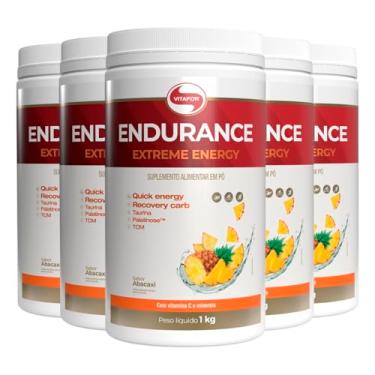 Imagem de Kit 5 Endurance Extreme Energy Vitafor Abacaxi 1000g
